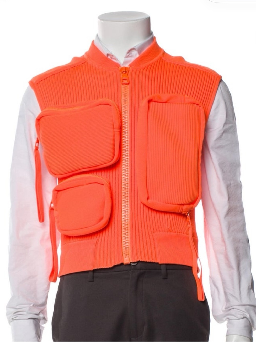 Louis Vuitton Neon Orange Utility Vest Virgil